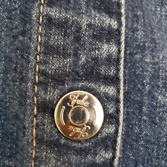 Fubu The Collection Blazer Style Denim Jacket - Picture 8 of 16